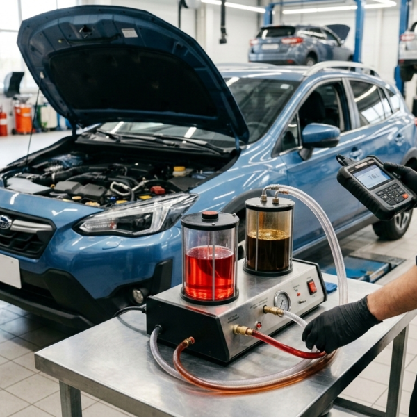 スバル　XV　CVTF　交換