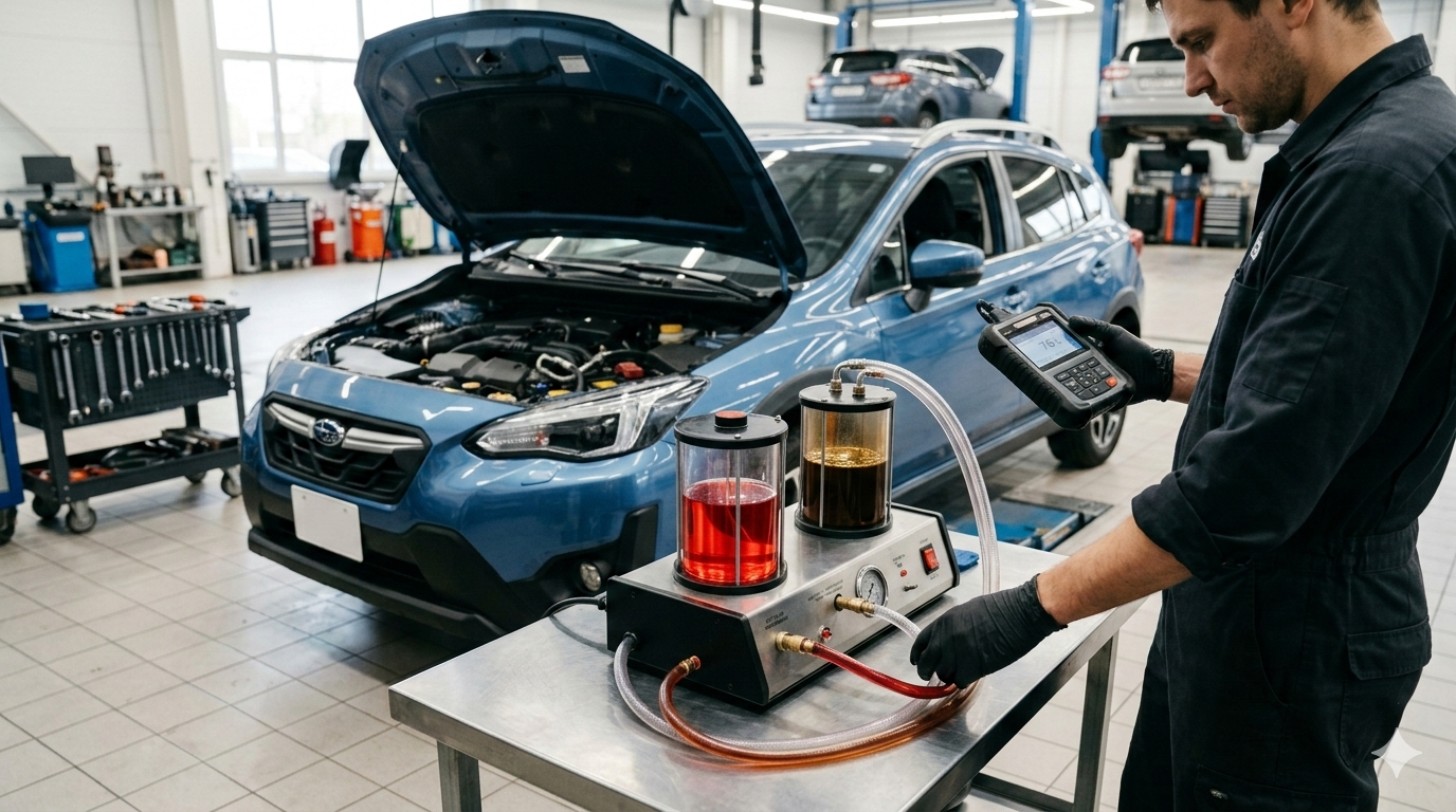 スバル　XV　CVTF　交換