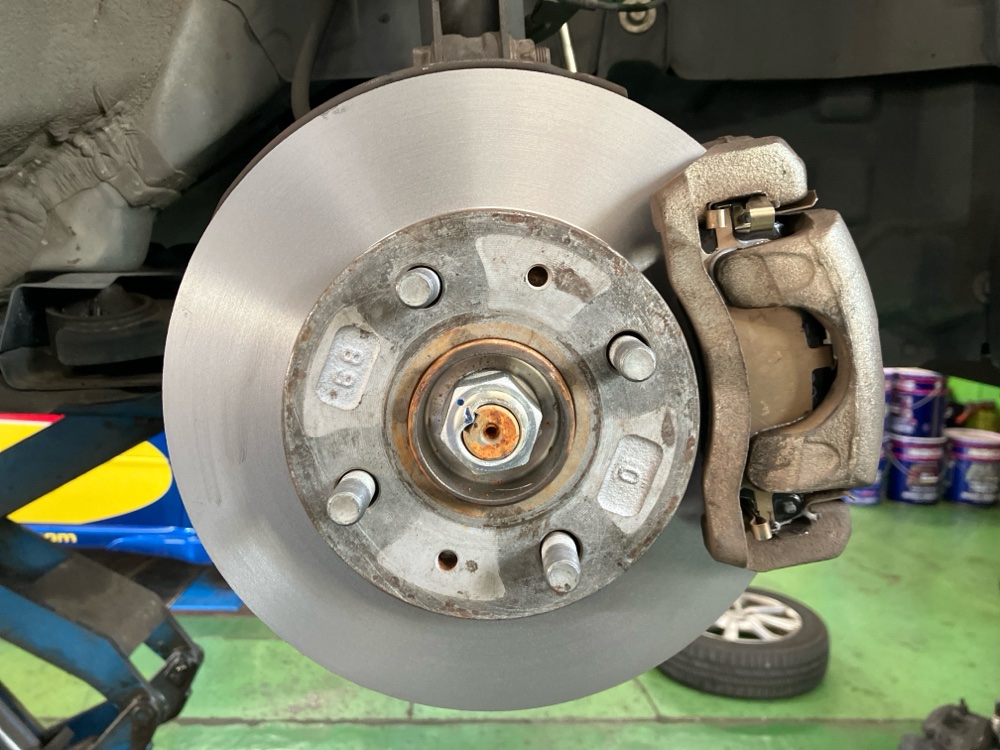 日野市　八王子市　ブレーキローター研磨後